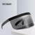Rejea Oversized Anti-Peeping One Piece Rimless Sunglasses Men Fashion Outdoor Sports Windproof Goggles Women UV Mask Sun Glasses