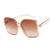 Rejea Black Square Oversized Sunglasses Women Big Frame Colorful Sun Glasses Female Mirror Oculos Unisex Gradient Hip Hop Shades