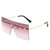 Rejea Oversized Rimless Sunglasses Fashion Women Metal Gradient Sun glasses Luxury Lady Sunglass Eyewear UV400 Shades gafas de sol