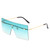 Rejea Oversized Rimless Sunglasses Fashion Women Metal Gradient Sun glasses Luxury Lady Sunglass Eyewear UV400 Shades gafas de sol