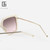 Rejea Glasses For Women New Arrival Metal Legs Oversized Square Sunglasses Luxury Branded Designer Fashion Retro sun glasses