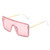 Rejea Fashion Oversized Square Letter F Sunglasses For Women Men Classic Retro Beach Driving Sports Big Large UV400 Sun Glasses 2021