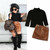 Rejea New Spring New Arrival Girls Fashion Clothes Set 2 Pieces Suit Sweater Tops+pu Leather Skirt Kids Sets Girls Clothes 0-9 Years