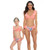 Rejea Ruffled Mom Daughter Bikini Swimsuits Low Waist Mother and Me Matching Swimwear Family Look Mommy and Baby Beachwear Clothes