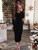 Rejea Long Sleeve V Neck Bodycon Ribbed Knit Dress Women Autumn Winter Solid Slim Midi Women Dress