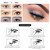 Rejea 8PCS 5 Magnetic eyelashes with 4 pairs magnets magnetic lashes natural Mink eye lashes with faux cils magnetique tweezers