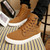 Rejea Ankle Boots Warm Men Snow Boots Winter Lace-up Men Shoes New Arrival Fashion Flock Plush Winter Boots Men