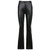 Rejea Faux PU Leather Pencil Pants Women Spring High Waist Tight Skinny Bodycon Solid Streetwear Fashion Flared Trouser