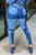 Rejea Women Patchwork Denim Pants Retro Sexy Jeans Ripped Pencil Panelled Trousers Street Skinny High Waist Lady Jean Pants Plus Size