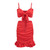 Rejea Summer Women Two Piece Set Crop Top and Skirt Bodycon Beach Dress Boho Suits 2Pcs Women Skirt Sets Red