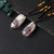 Rejea Natural Aquamarine, Healing Stone Pendant, Gem Minerals, Amethyst NecKLACE DIY Gift, Crystal Pendant, Female Jewelry