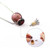 Rejea 1PC  Murano Glass Perfume Necklace Essential Oil Diffuser Bottle Jewelry Necklace Stainless Steel Chain Necklace for women