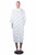 Rejea Feather Spliced Autumn Women Midi Dress Long Sleeve Turn-down Collar Loose Shirt Dresses White Plus Size Asymmetrical Vestidos