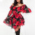 Rejea Women Off Shoulder Ruffles Flower Print Dress Spring Long Sleeve Elegant Party Dress Female Chiffon Beach Holiday Vestidos