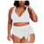 Rejea Women Sexy Bikini Set Push Up Female Swimsuit Swimwear Swim Separate Two Piece Brazilian Bathing Suit Large Plus Size L-4XL