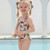 Rejea Family Matching Swimsuit Summer Mother Daughter Outfits Family Look Mommy And Me Flower Print Beach Clothes