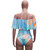 Rejea New Women Sexy Swim Suit Tie Dyed Printed Swimwear Ruffles Bikini Two-Piece Set Brazilian Bikini Thong Bikini