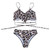 Rejea Leopard Print Ruffle Bikini Set Sexy Swimwear Women Bandeau Bandage Split Swimming Bathing Suit Swimsuit Bikinis Mujer