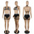 Rejea  Women Set Spaghetti Strap Halter Tops Mesh See-through Skinny Elastic Mini Skirts 2 Piece Set Sexy Beachwear Swimsuits