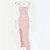 Rejea Long Backless Maxi Dress Women Spaghetti Strap High Split Bodycon Bandage Summer Dress Elegant Slim Party Dress Vestidos
