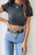 Rejea Knitted Tops Summer Women Short Sleeve Slim Sexy O Neck Tank Cotton Street Fashion Basic Casual Crop Top Women