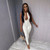 Rejea Hollow Out Cross Lace Up Color Patchwork Print Jumpsuit Velvet Skinny Bodycon Sleeveless Turn-down Collar Letter Romper