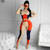 Rejea  Autumn Long Sleeve Patchwork Crop Top and Legging Pants Two Piece Set Tracksuit Sports Women Matching Set Active Outfits