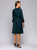 REJEA Elegant Lace Stitching V neck Woman Dress Autumn Wrist Sleeves Sashes Pockets Casual Dresses For Women Office Wear