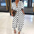 REJEA Elegant Autumn Print belt Jumpsuit women sexy Deep V Neck Long Sleeves Overalls Lady office Camouflage Print one piece Rompers