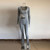 REJEA 2021 New Fashion 2 Two Piece Set Women Ribbed V Neck Long Sleeve Top And Matching Pants Sexy Autumn Tracksuit Workout
