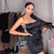 REJEA backless bandage mini dress women adjustable thin strap party outfit autumn winter sexy club clothes bodycon lady