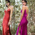 REJEA Sexy Maxi Satin Dress Summer Women Slit V Neck High Waist Off Shoulder Black Red Silk Slip Dress Party Club