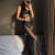 REJEA Sleeveless Zip Up Bandage Point Print Mesh See-Through Maxi Dress Sexy Autumn Winter Women Party Club Clothings