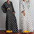 REJEA Vintage Long Maxi Dress Autumn Sexy V Neck Long Sleeve Printed Dresses Femme Loose Sundress Casual Bohemian Vestidos