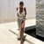 REJEA Crochet Beach Maxi Dress for Women See Through Sexy Plunge Backless Bandage Sleeveless Lacing Split Long Dresses