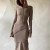 REJEA Long Sleeve Hooded Patchwork Skinny Maxi Dress Autumn Winter Women Fashion Streetwear Casual Outfits REJEA Long Sleeve Hooded Patchwork Skinny Maxi Dress Autumn Winter Women Fashion Streetwear Casual Outfits