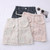 REJEA  Tweed Skirts for Women Solid High Waist Slimming Skirts Autumn Spring Buttons Double Breasted Tweed Wool Mini Skirt