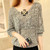 REJEA Autumn Women Sweater Pullovers Casual Tops V-Neck Loose Batwing Sleeve Hollow Out Thin Knitted Sweater Female Jersey Mujer