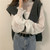 REJEA Fashion Long Sleeves Blouses Ladies Autumn Chic Basic Tight Womens Tops Thin Net Yarn Fashionable Shirt for Women
