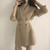 REJEA New Solid Color Women Work Blazer Jacket Casual Sashes Loose Suit Jackets Female Oversized Blazer Women Outwear