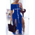 REJEA Bodycon Dress Short Sleeve Maxi Dresses for Women Off Shoulder Spring Summer Plus Size Casual Long Boho Dress Vestido Feminino