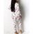 REJEA Women Deep V Neck Jumpsuits Autumn Spring Long Sleeve Bodycon Rompers Zipper Butterfly Printed Pajamas Christmas Pjs Overalls