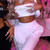 REJEA  Diamond Y2K Two Piece Matching Set Crop Top Pants Women Club Party Outfits Winter Fall Fashin Clothes Atreetwear