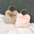 Rejea Shoulder Bag Fluffy Soft Shoulder Handbags Women Autumn Shopping Totes Plush Messenger Bag Leisure Daily