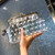 Rejea New Ladies bag Solid Color Handbag Jelly Package Transparent Diagonal Package sac transparent femme torebki damskie