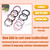 Rejea Synthetic Corn Wavy Long Ponytail  Hairpiece Wrap on Clip Hair Extensions Ombre Brown Pony Tail Blonde Fack Hair