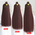 Rejea 38 Inches 5 Clips Synthetic Long Straight Hair Clip in Hair Extension Wig Brown / Black Hair Extensions For Women