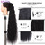 Rejea Synthetic Long Kinky Curly Wrap Around Clip In Ponytail Hair Extension Ombre Heat Resistant Pony Tail Fake Hair Extensions