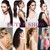 Rejea Long Straight Wrap Around Clip In Ponytail Hair Extension Heat Resistant Synthetic  Pony Tail