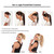 Rejea Long Straight Ponytail Synthetic Hairpiece Wrap on Clip Hair Extensions Ombre Brown Pony Tail Blonde Fack Hair